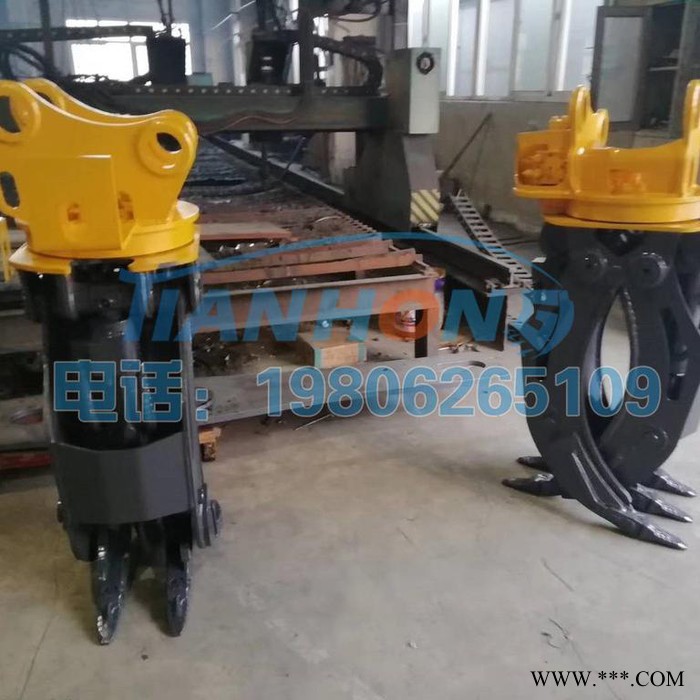 天鸿供应 挖掘机夹木器 抓木器 抓手废铁夹 厂家直供 提供定制服务图8