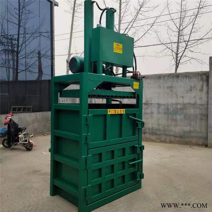 佳鑫机械 两项电打包机价格 新款废油桶压扁机 海绵废料压块机厂家图2