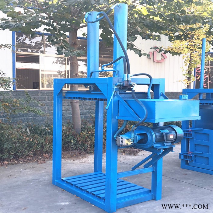 收购站压块机 铁皮彩钢瓦压块机 浙江废油漆桶压扁机图6