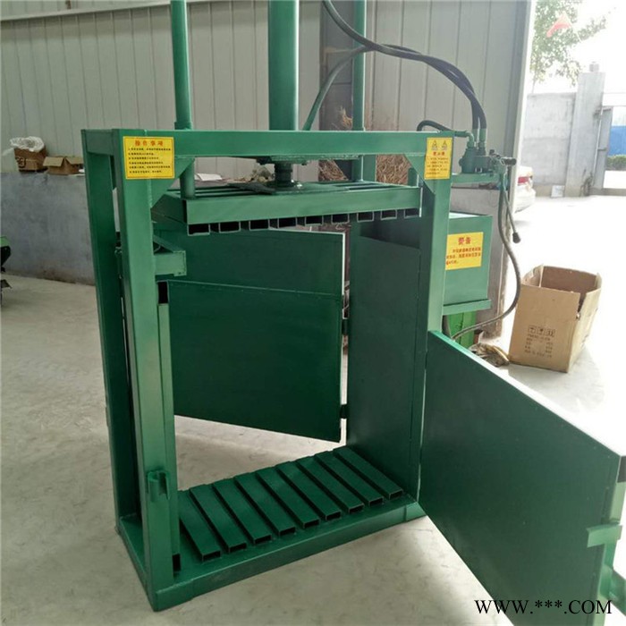 宇佳 废品站纸壳压块机 液压打包机 废油桶压扁机图3