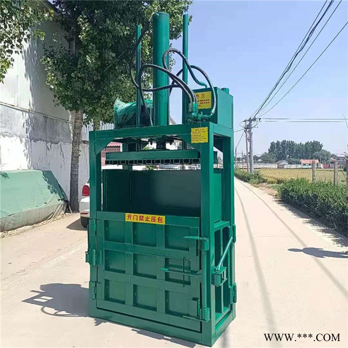 宇佳 废品站纸壳压块机 液压打包机 废油桶压扁机图4