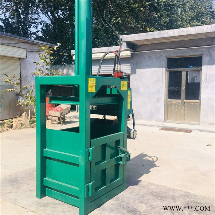 宇佳 废品站纸壳压块机 液压打包机 废油桶压扁机图6