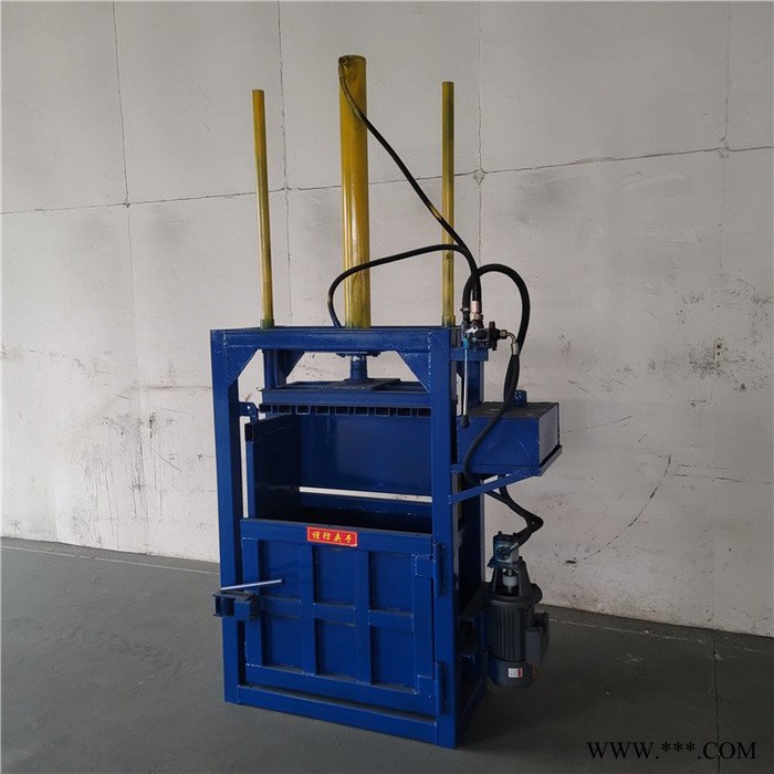 宇佳 废品站纸壳压块机 液压打包机 废油桶压扁机图8