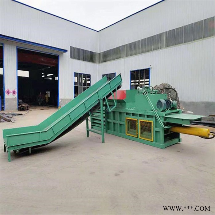 全自动泡沫板压块机 垃圾回收半自动打包机 生活废油桶打扁机图8