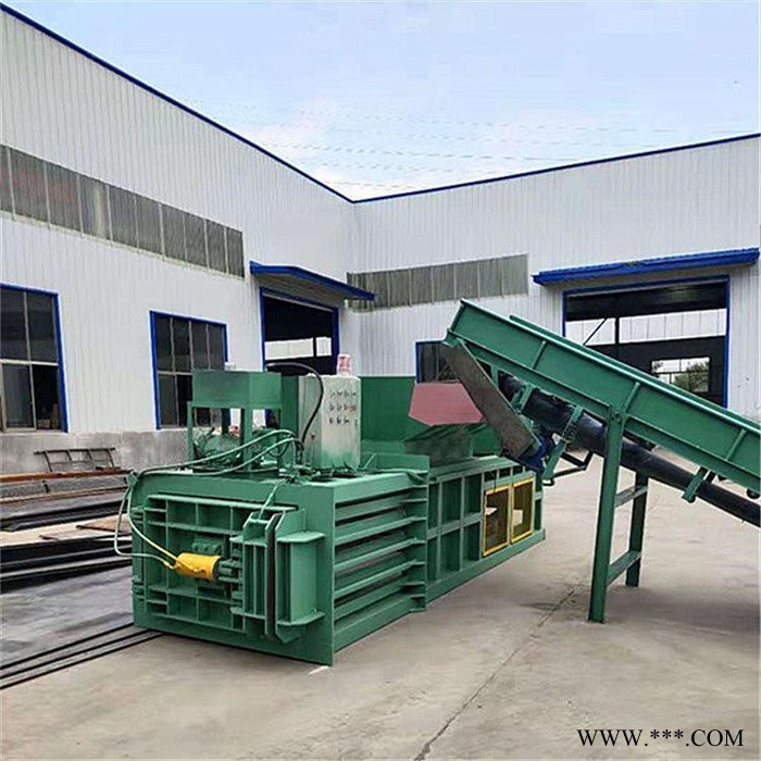 全自动泡沫板压块机 垃圾回收半自动打包机 生活废油桶打扁机图5