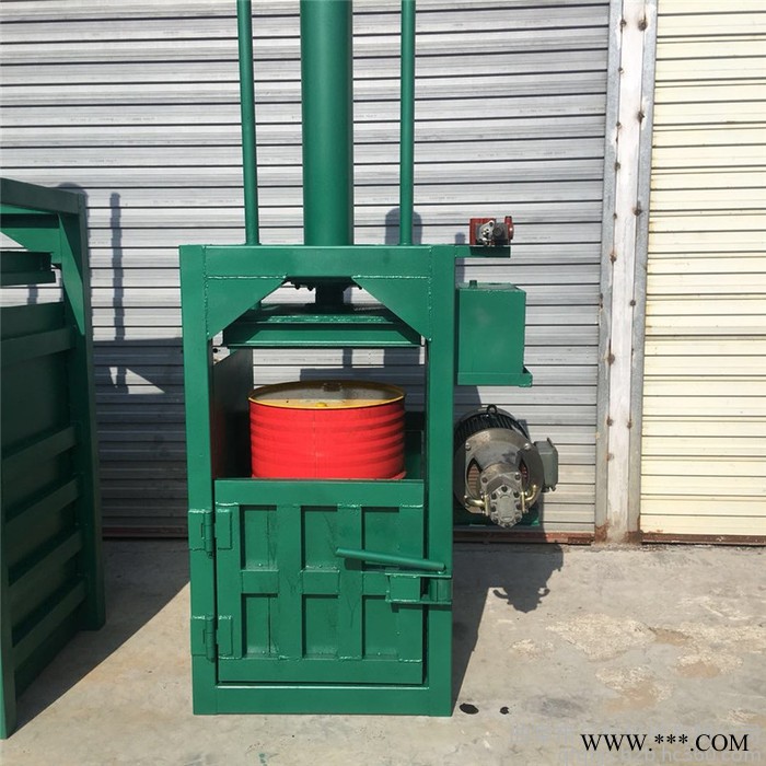 立式废旧塑料瓶打包机大型废油桶压扁机 塑料瓶压块机图2