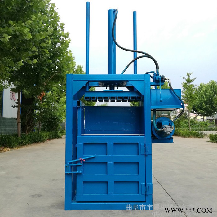 塑料薄膜打包机 20吨废油漆桶铁桶液压压扁机图3