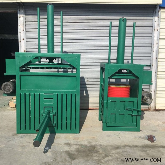 编织袋青贮秸秆立式打坑机 富兴机械批发 新款废油桶压扁机图7