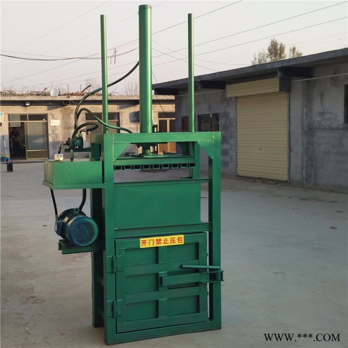 废油桶易拉罐压扁机  双缸薄膜液压打包机  纸箱垃圾废纸打块机图8