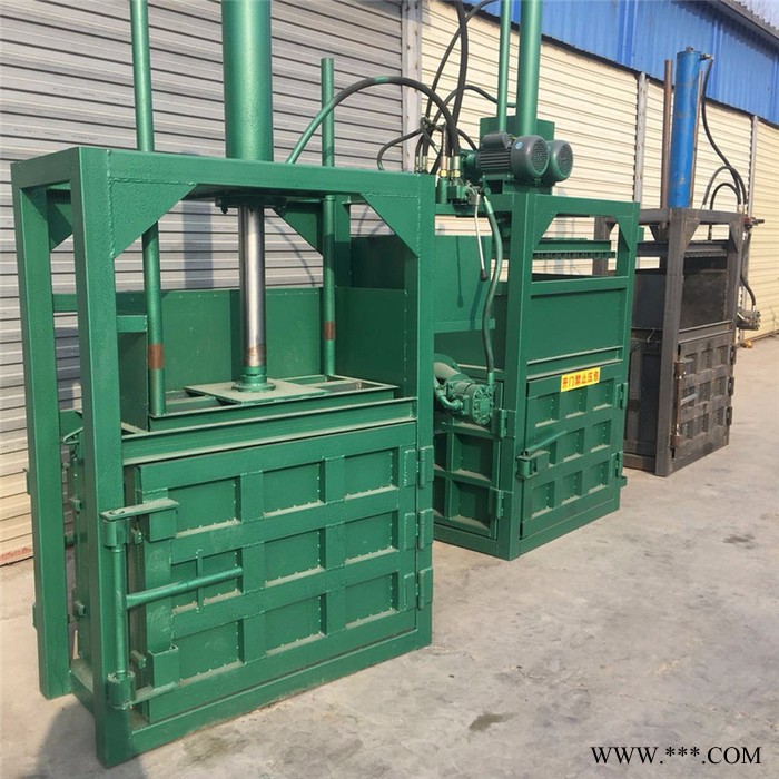 新款废油桶压扁机 废纸液压打包机 立式半自动打包机价格图6