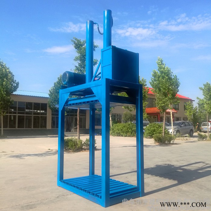 惠州废油漆铁桶压扁机  塑料棉花压包机图7