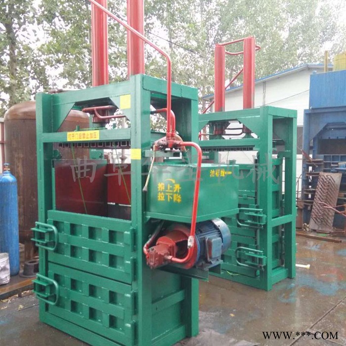 前后活动门液压打包机 废油纸压块打包机图4