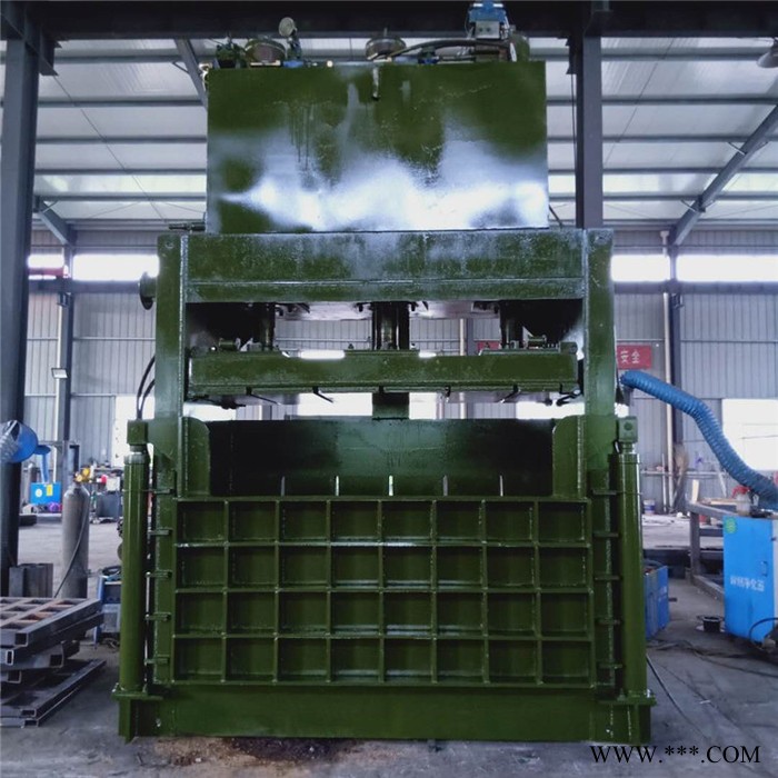 立式60吨废油桶挤压机 服装布匹压缩机 编织袋压包机 鲁丰新款图2