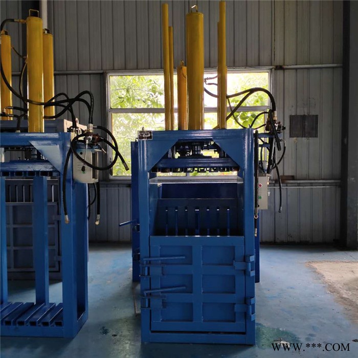 立式60吨废油桶挤压机 服装布匹压缩机 编织袋压包机 鲁丰新款图7