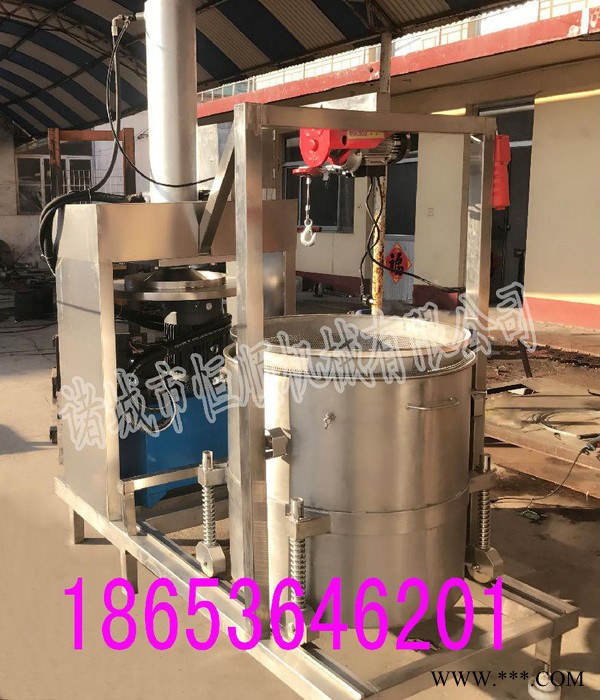 可收汁油品过滤设备 工业废油压榨机 大型压油机图3