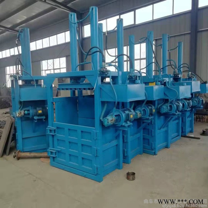 废油漆桶压扁机液压易拉罐打包机 编织袋吨包立式挤块机图5