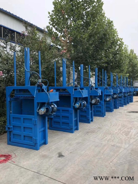 废纸用的立式液压打包机 新款废油桶压扁机 秸秆打包机图5