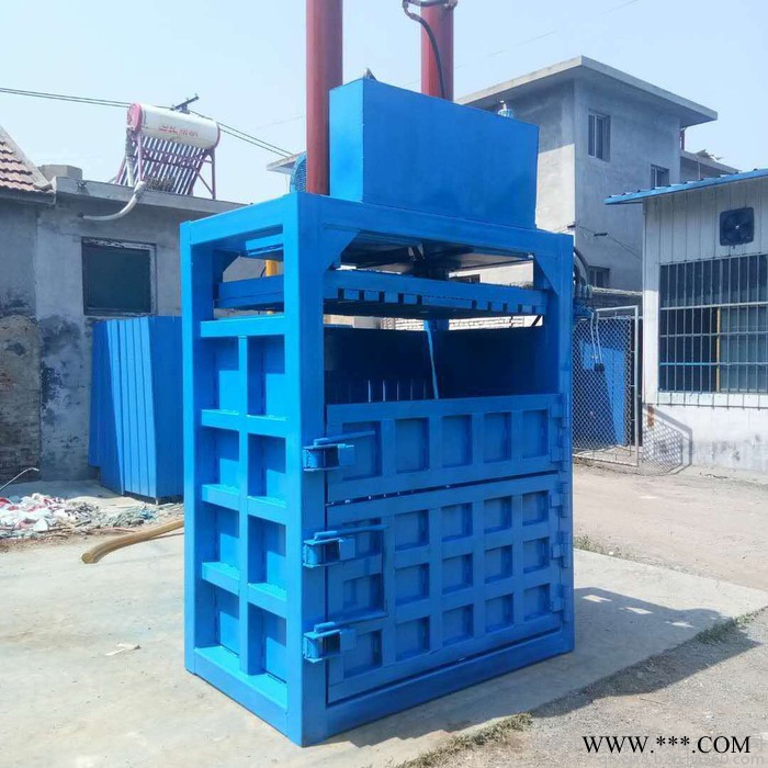 废纸边角料塑料瓶打包压块机 定做废油桶易拉罐压扁机**图8
