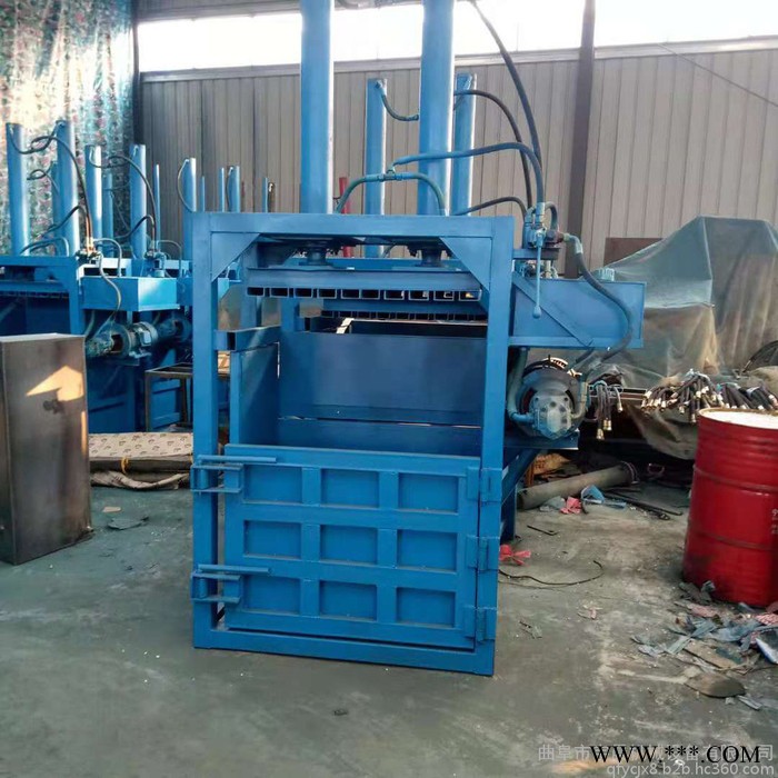 湖北60吨废油桶压扁机 蒜皮液压打包机 奶盒专用打包机图3