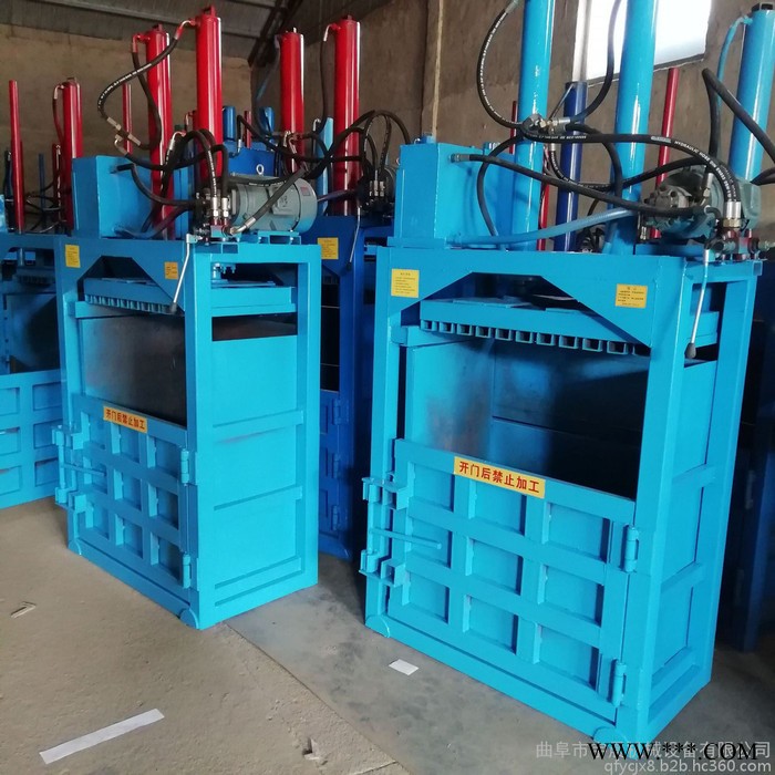 塑料包装袋打包机 纸箱易拉罐打捆机 废油桶易拉罐压扁机图3