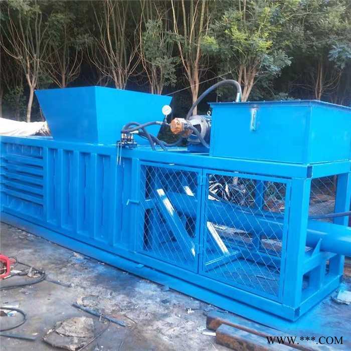 佳硕 铁桶压缩机  废油漆桶压扁机  卧式废品废料液压打包机图3