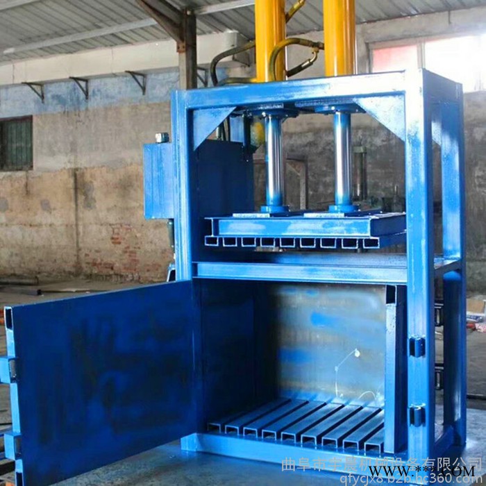 油漆桶压扁机 废纸皮泡沫压缩机铁桶压扁机 废油桶压缩打包图5