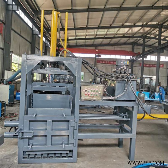 80吨鲁丰造液压打包机 废油漆桶压扁机 编织袋打包机 厂家现货图5