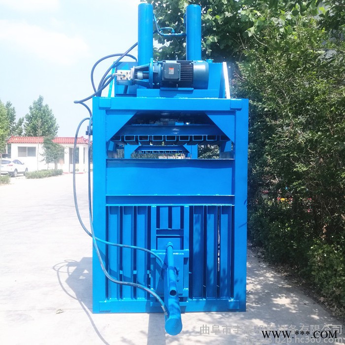 废钢边角料打包机视频 200T废油桶压扁机价格 立式吨袋液压打包机图7