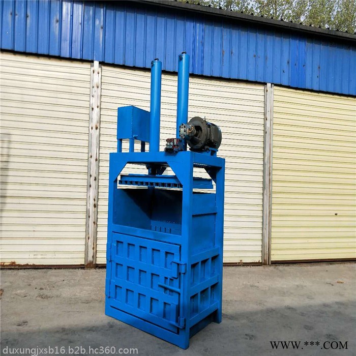 小型立式塑料袋打包机 富兴废油漆桶压扁机价格 30吨铁刨花压块机厂家图7