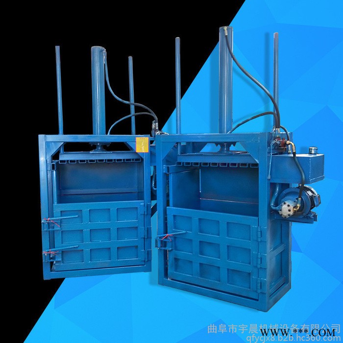 宇晨纸箱打包机价格 矿泉水瓶打包机 废油桶压扁机厂家图2