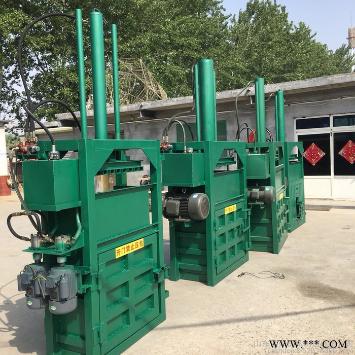 40吨废油漆桶压扁机 废纸箱压块机 小型废纸壳液压打包机图2