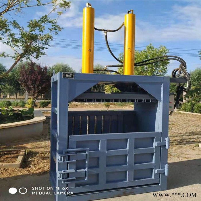 塑料瓶自动打包机 多功能废纸箱打包机小吨位废油漆桶压扁机图4