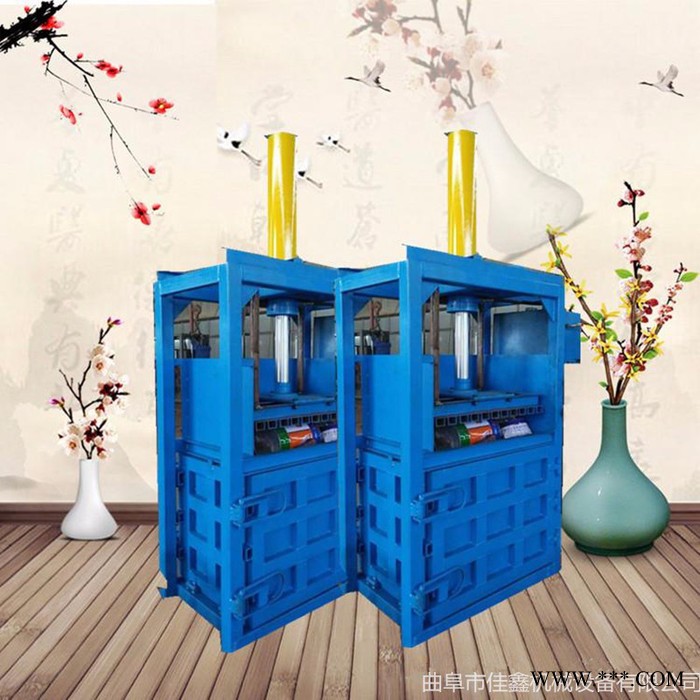 20吨单双杠液压打包机 废油漆桶废铁丝压扁机 塑料瓶易拉罐打块机价格图7