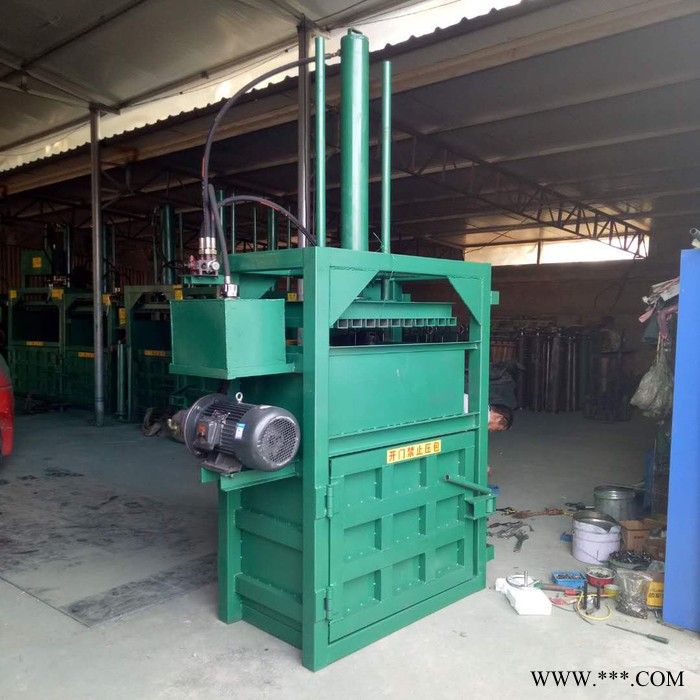 佳硕大型废油漆桶压扁机 半自动液压打包机 纸屑纸板压包机图3