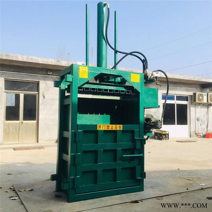 废油漆桶压扁机价格 双杠液压钢炮花挤块机 废铝金属下脚料液压打包机图6