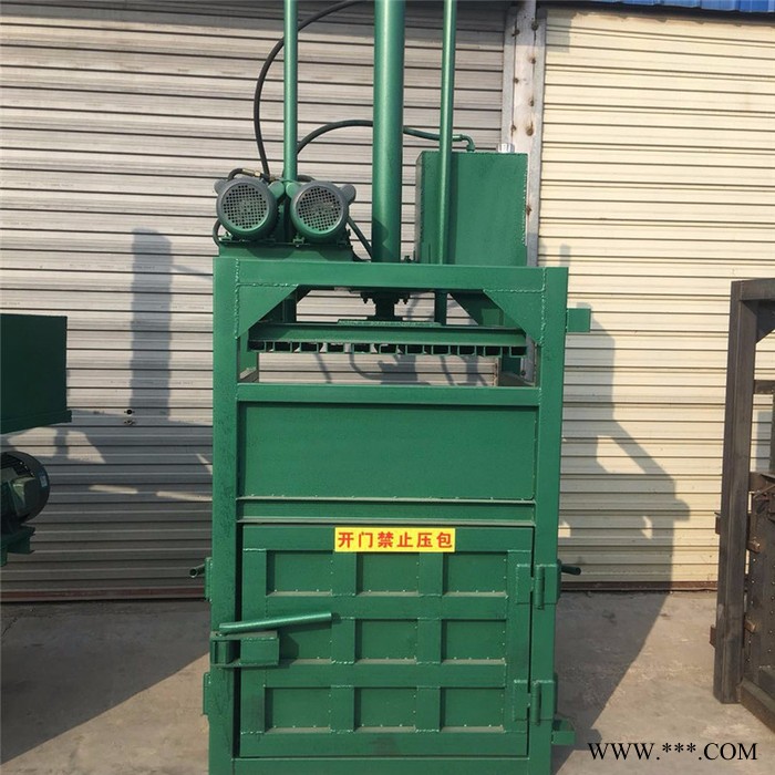 家具厂锯末装袋打包机废轿车轮胎液压打包机 立式废油桶压扁机图7