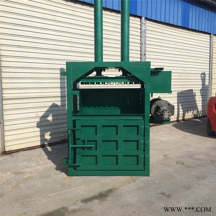 废油漆桶铁皮桶压扁机 30吨废纸液压打包机 双杠易拉罐打包机批发图7