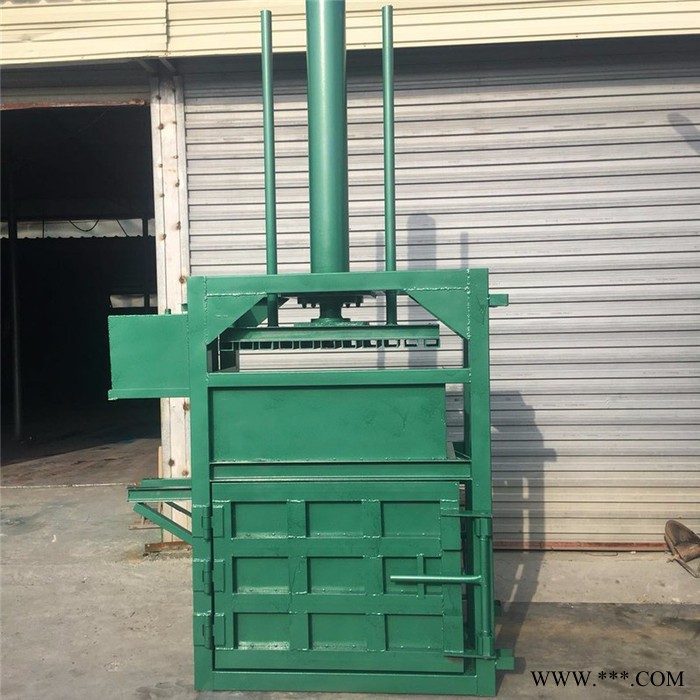 废油漆桶铁皮桶压扁机 30吨废纸液压打包机 双杠易拉罐打包机批发图3