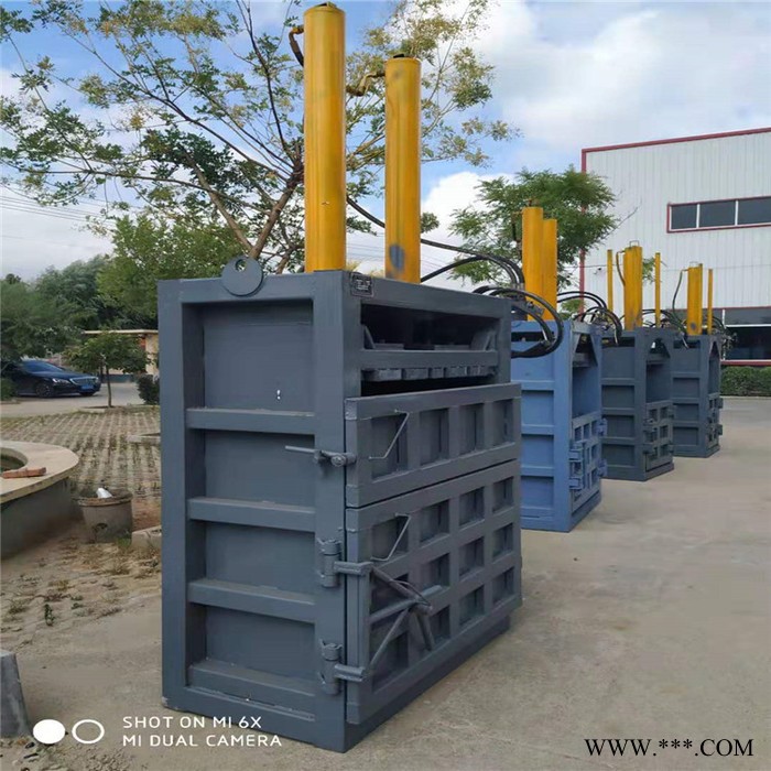 废油漆桶压包机 废纸打包机 立式废纸箱打包机 专业制造废塑料打包机图6