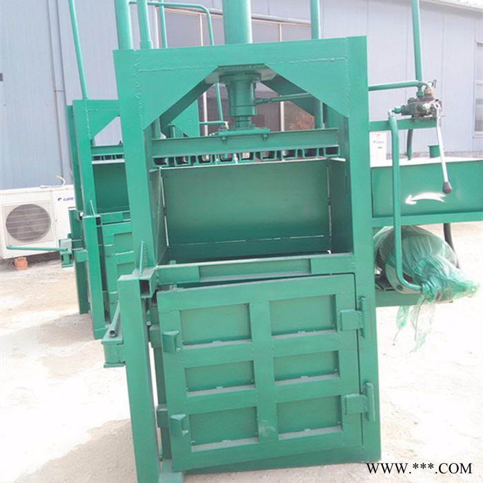 废纸箱废油漆桶立式液压打包机 矿泉水瓶压块机  佳鑫铝销子打块机图4