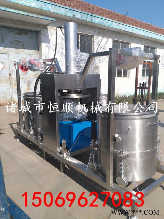 玉米油渣压榨机 工业废油压榨过滤机  水果压榨机 谬糟压榨机 液压果蔬酵素压榨机图5