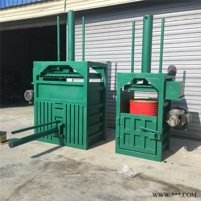 废油漆桶压扁机 高效率海绵皮革打包机 编织袋液压打包机 **图4