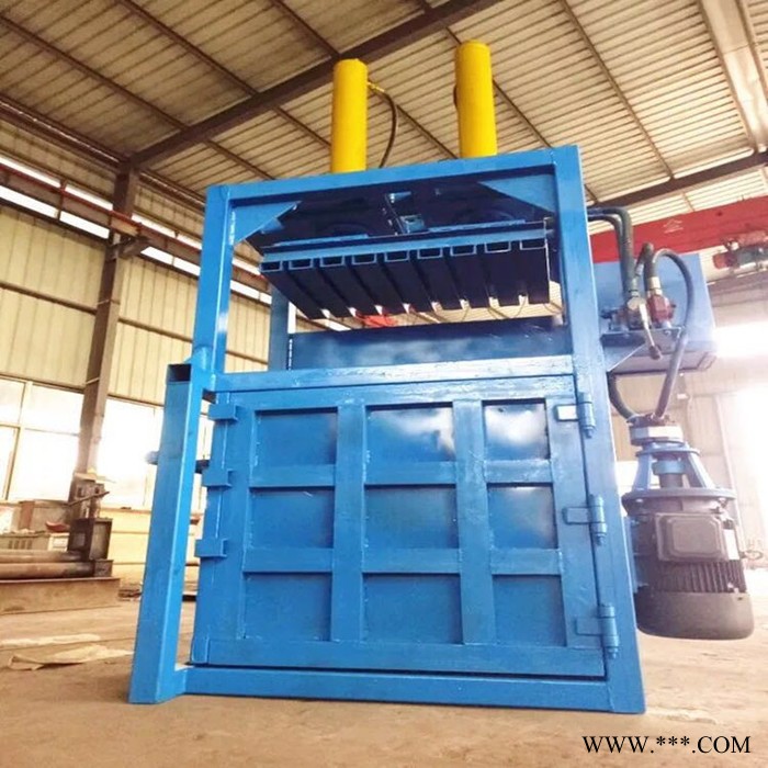 佳鑫10升-100升废油漆桶压扁机   金属边角料压块机  包型密度高易拉罐压块机生产厂家图7