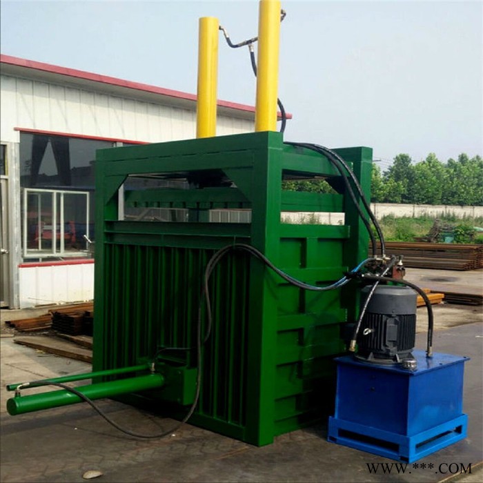 佳鑫10升-100升废油漆桶压扁机   金属边角料压块机  包型密度高易拉罐压块机生产厂家图2