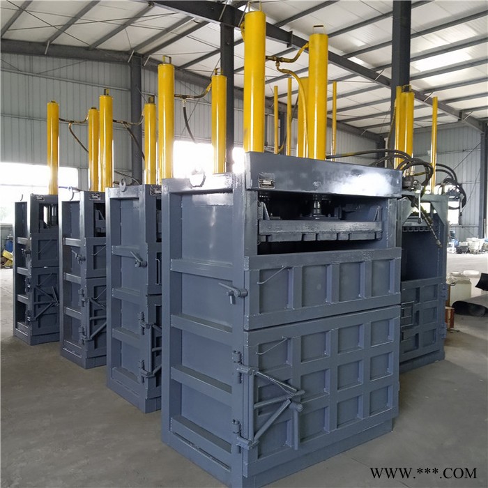 双鹰 双缸立式废奶粉罐液压压扁机 废油漆桶立式压扁机 打包机图6