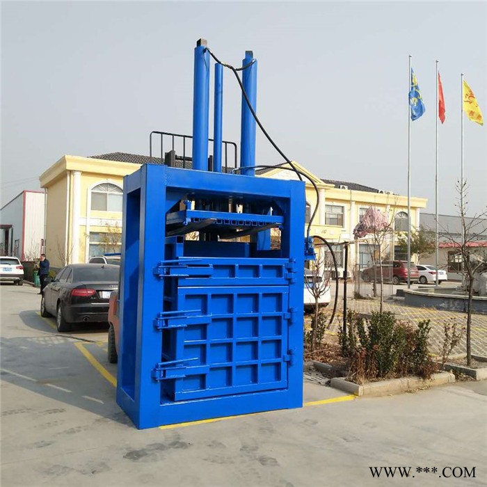 富兴包厢尺寸可定做的羊毛鸡毛打包机 废布条压块机 废油桶挤扁机型号图8