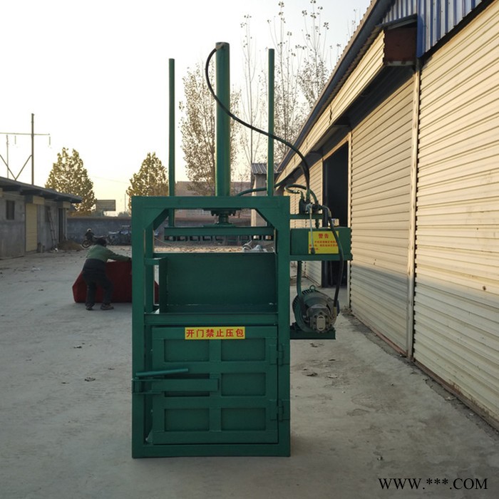废油漆桶塑料打包机价格图片 多功能海绵液压打包机 废旧塑料液压打包机富兴图5