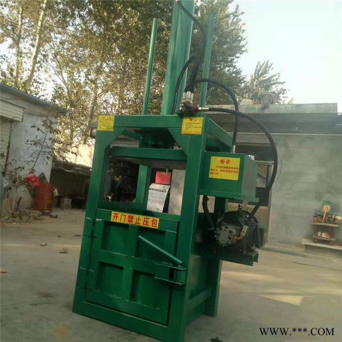 槽钢加固废油漆桶压扁机 多尺寸易拉罐废纸打包机 废旧物品纸箱打包机图3