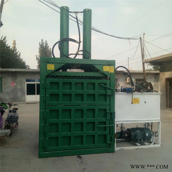 槽钢加固废油漆桶压扁机 多尺寸易拉罐废纸打包机 废旧物品纸箱打包机图6