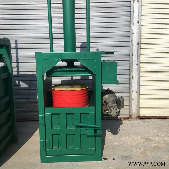 **单缸废纸压块机 30吨立式纸壳子挤块机 废油漆桶易拉罐压扁机价格图7